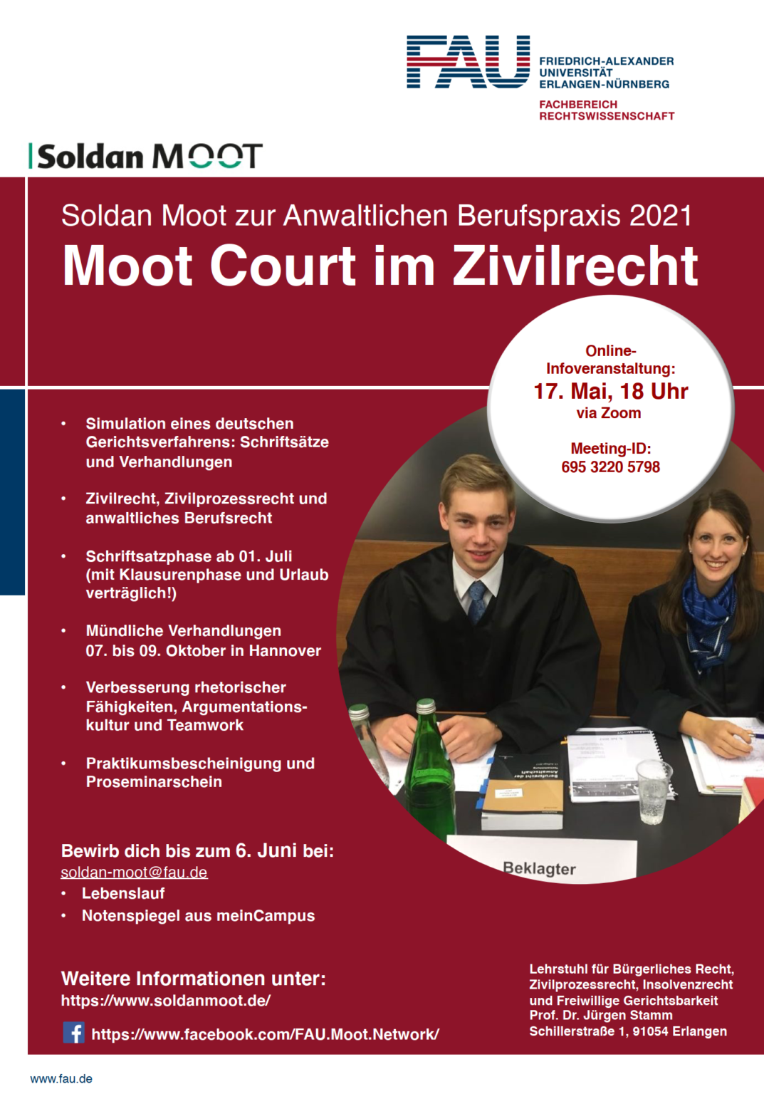 Soldan Moot Court - Fachbereich Rechtswissenschaft