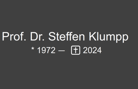 Zum Artikel "Die Rechts- und Wirtschaftswissenschaftliche Fakultät trauert um ihren Kollegen  Prof. Dr. Steffen Klumpp"