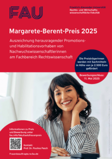 Zum Artikel "Auslobung des Margarete-Berent-Preises 2025"